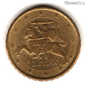 Литва 10 евроцентов 2015