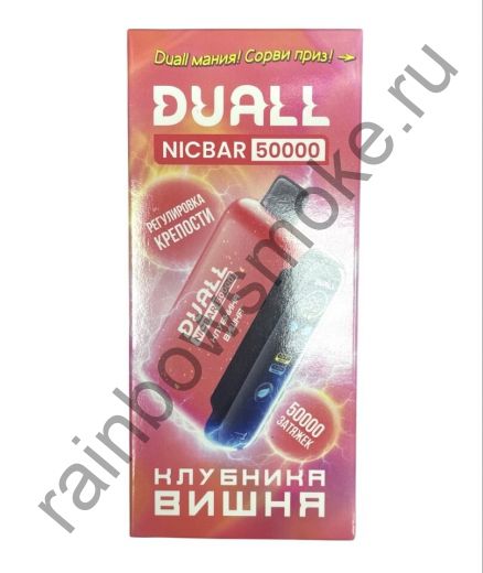 Duall Nicbar 50000 - Клубника Вишня (Strawberry Cherry)