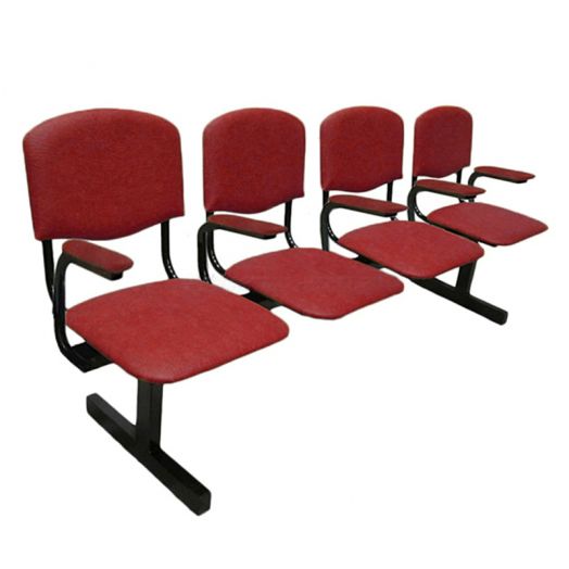 Многоместная мягкая секция №2, 4-х местная (Красная)