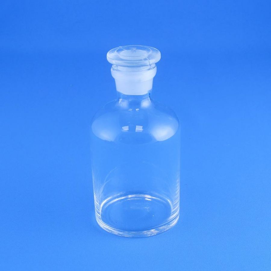 Склянка (штанглас) Labdevices, 250 мл, светлое стекло, с притёртой пробкой, узкое горло