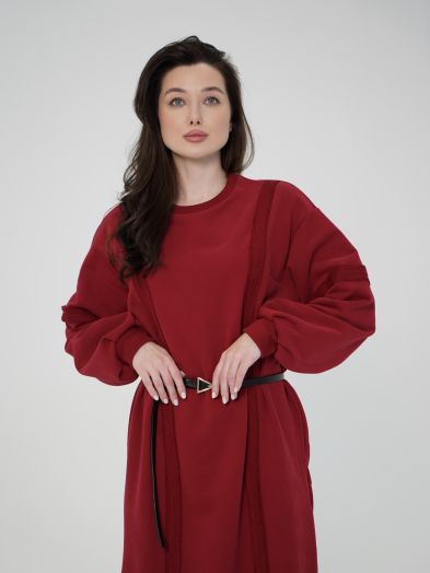 Платье Teta брусника