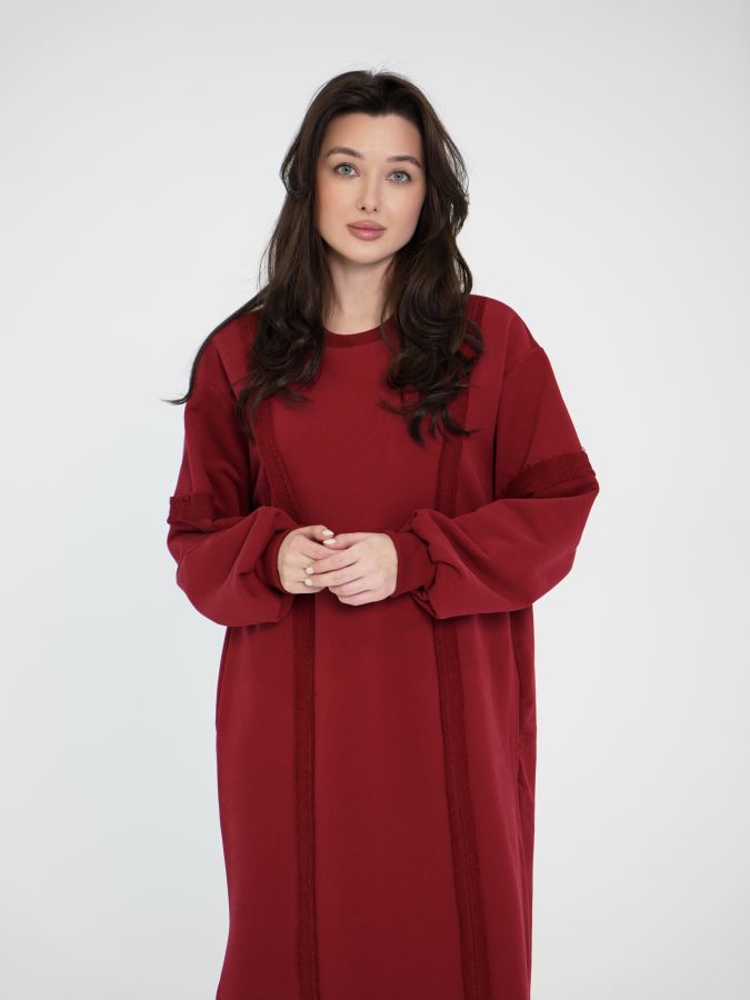 Платье Teta брусника