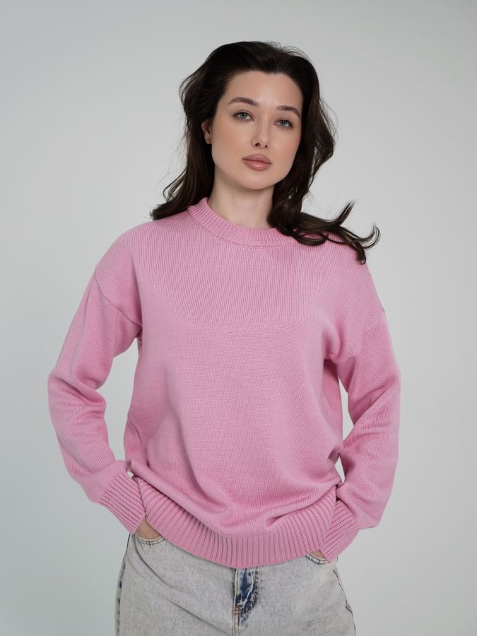 Свитер розовый