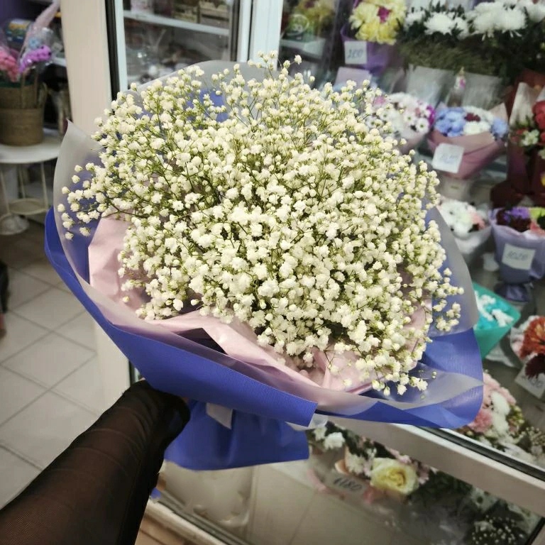 Букет из 7  гипсофил