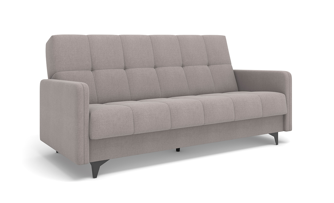 Диван прямой Атлетико Клик-Кляк ткань Fabia Stone