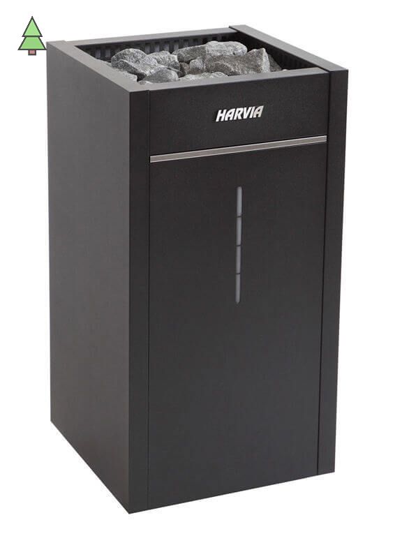 HARVIA Электрическая печь Virta HL110400SA HL110SA black, с парогенератором (автомат), 10.8 кВт (без пульта управления в комплекте)