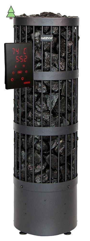 HARVIA Электрическая печь Legend PO110XE black, выносной пульт в комплекте, арт HPO1104XE