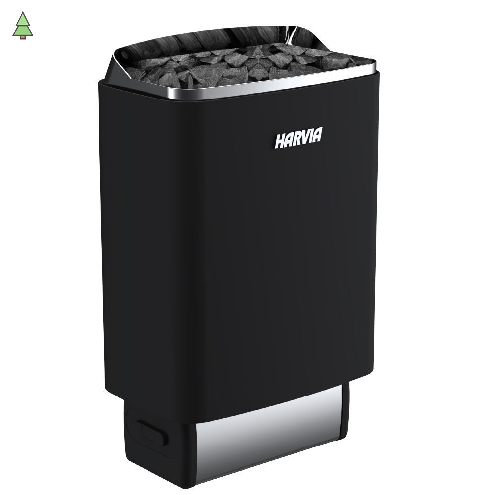 HARVIA Электрическая печь Top Steel HME450400BX M45E 4,5 kW black без пульта