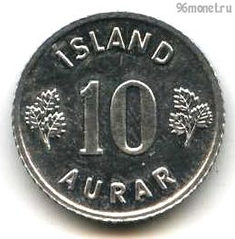Исландия 10 эйре 1974