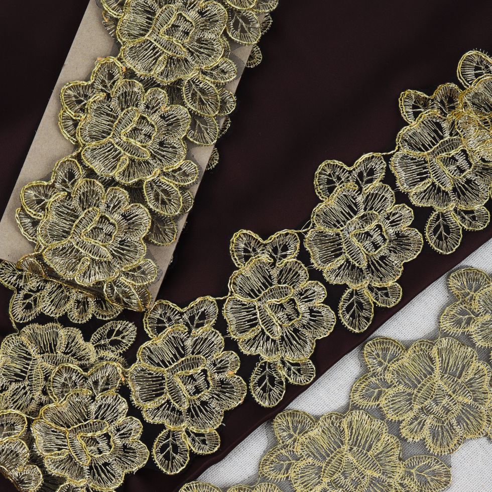 Кружево венецианское  70мм  метр Разные цвета  (TBY G1230)