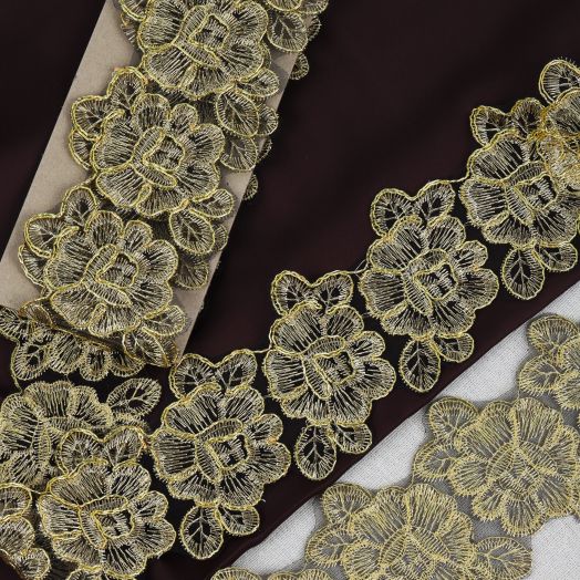 Кружево венецианское  70мм  метр Разные цвета  (TBY G1230)