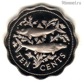 Багамские острова 10 центов 1989