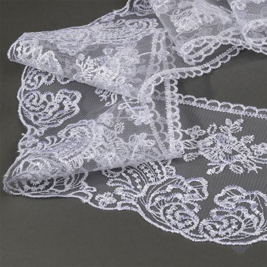 Кружево на сетке 105 мм Разные цвета (TBY.BL.40467)