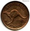 Австралия 1 пенни 1964