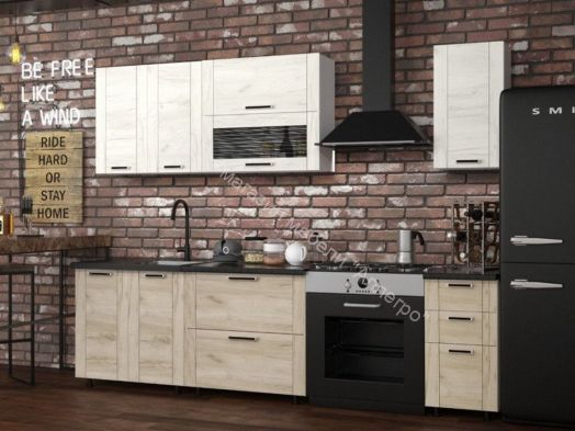 Кухонный гарнитур Диана 4 У Лофт 2000 №1 (Фант)