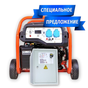 Бензогенератор с автозапуском (АВР) MITSUI POWER ECO ZM 3800 EА с автоматикой