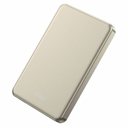 Повербанк с беспроводной зарядкой WiWU Ultra Thin Magnetic P15 5000mAh