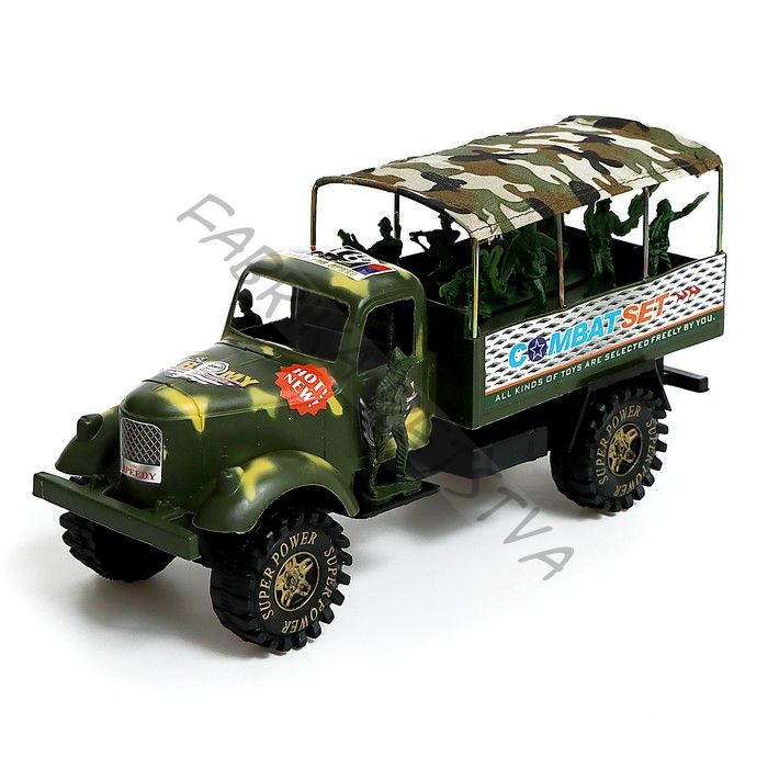 Грузовик инерционный «Армия», с солдатами