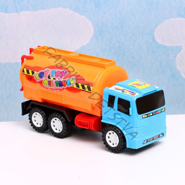 Машина пластмассовая "Бензовоз" 23 х 12 х 10 см, МИКС