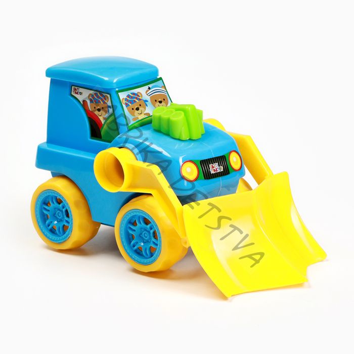 Трактор, 17x9x11 см, пластиковый, МИКС
