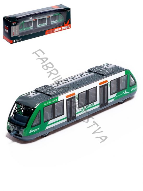 Поезд «Метро», со сцепкой, инерция, МИКС