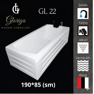 Akril vanna 190×85