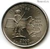 США 25 центов 2000 P Массачусетс