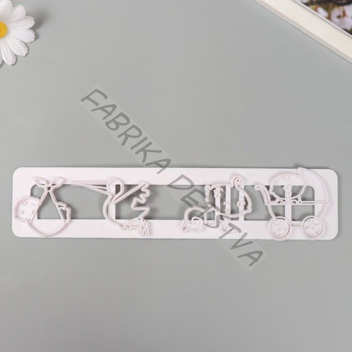 Каттер для полимерной глины «Здравствуй, малыш!», 5.4x25x0.7 см