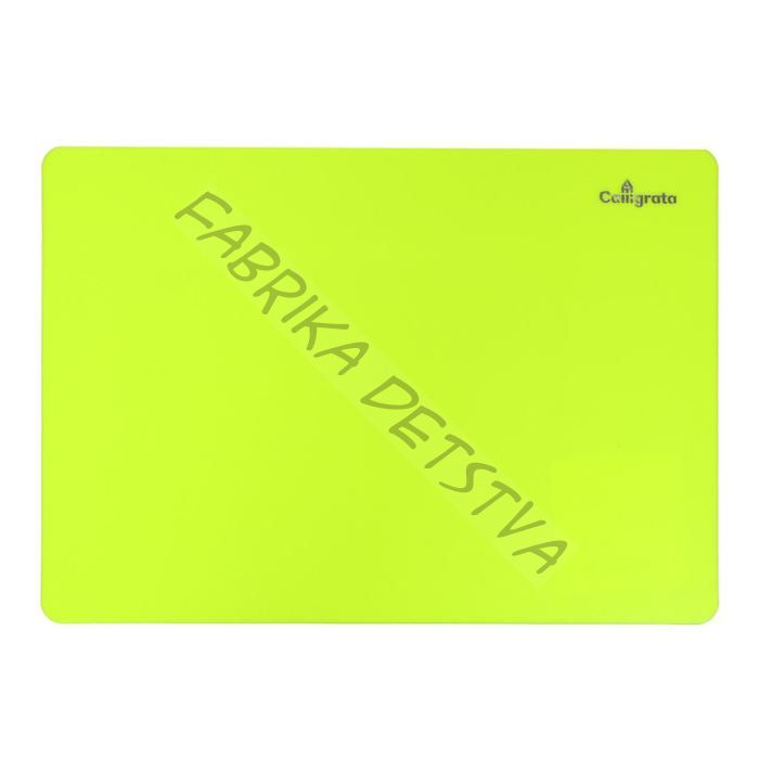 Доска для лепки пластиковая А4 Calligrata «Яркое творчество», неон жёлтый