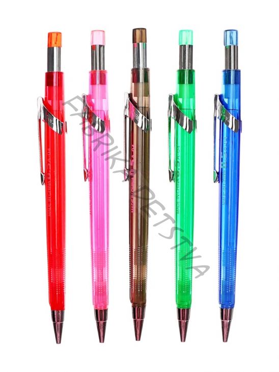 Карандаш автоматический 0.5 мм, корпус треугольный, тонированный, МИКС