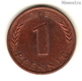 ФРГ 1 пфенниг 1968 J