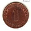 ФРГ 1 пфенниг 1968 J