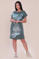 452 Туника Northern lights [оливковый]