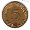 ФРГ 5 пфеннигов 1950 J