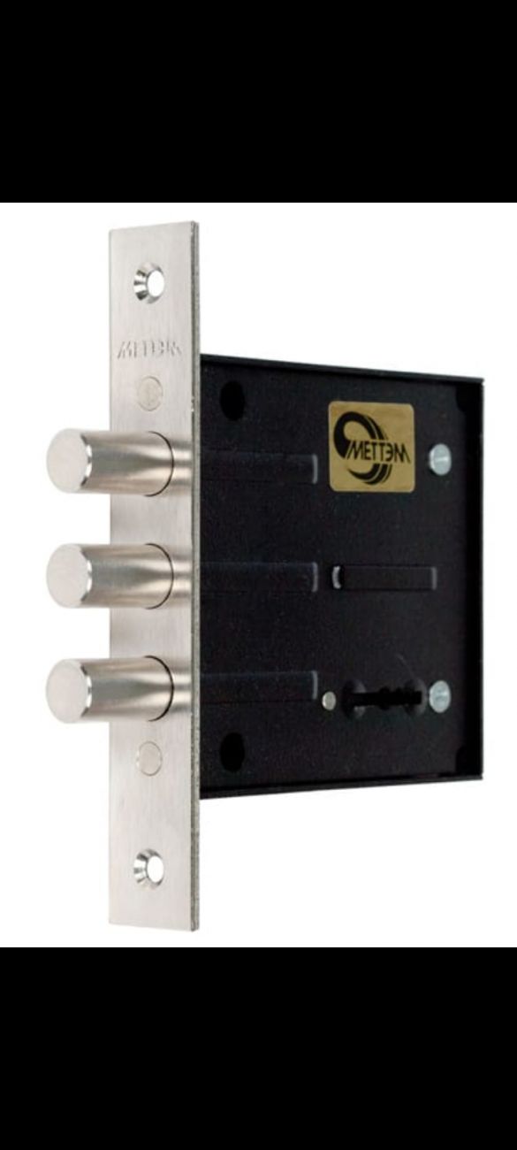 Замок Mettem (Меттэм) врезной сувальдный ЗВ8 802.0.0, 5 кл. ID товара: 13194