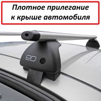 Багажник на крышу Nissan Almera (G15) 2012-18, ЕД, аэродинамические дуги