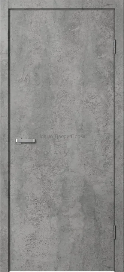 Ламинированная межкомнатная дверь Микрофлекс Цемент