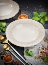 Тарелка суповая, керамика, 22 см, круглая, Антика, Daniks, HMN230212B-SO/P