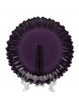 Тарелка десертная, стекло, 20.5 см, круглая, Аметист, Pasabahce, 10512SLBD7