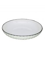 Тарелка обеденная, фарфор, 25 см, круглая, Зефир, МФК, MFK21132