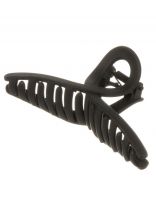 Заколка-краб для волос 11 см, АБС пластмасса, черный, HP-02, 109188