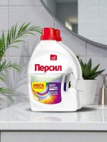 Гель для стирки Персил, 1.95 л, для цветного белья, Color, 1+1, 2587715
