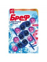 Подвеска для унитаза Бреф, Колор-актив цветочная свежесть, 3 шт, 50 г