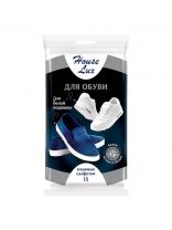 Салфетки влажные House Lux, для обуви с белой подошвой, 15 штук, 30612