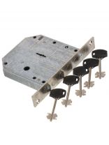 Замок врезной Эльбор, Базальт 1.05.01.5.5, 5244, без ручки, сувальдный, универсальный