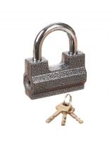 Замок навесной Аллюр, ВС2-7С, 1 002, коробка, дисковый, серый, 830х500 мм, 3 ключа