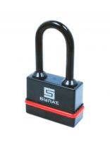 Замок навесной Булат, ВС 3-Н65-01 ПЛ, 13 986, блистер, дисковый, всепогодный, 64 мм, 5 ключей