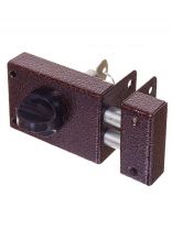 Замок накладной дверной, Омега, ЗН1 2Р, 00-00000625, медь