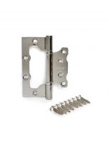 Петля накладная для деревянных дверей, Apecs, 100х75 мм, B2-Steel-СR, с 2 подшипниками, без врезки, хром