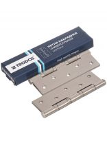 Петля накладная для деревянных дверей, Trodos, 125х75х2.5 мм, универсальная, 201025, никель